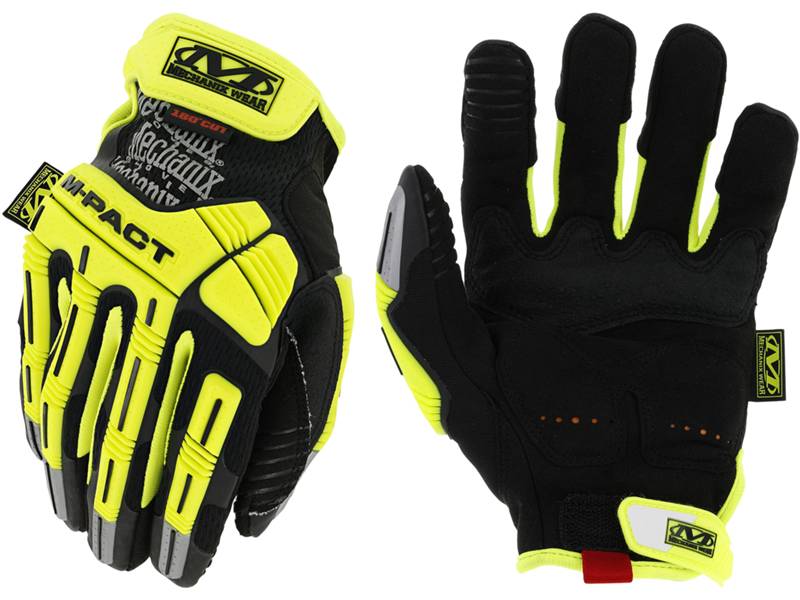 Glove M-Pact D5 Multi-Viz FLUORESCENT YELLOW