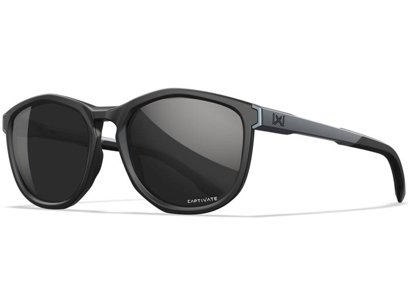 WILEY X - Bravo Black frame with CAPTIVATE™ Polarized Black Lenses